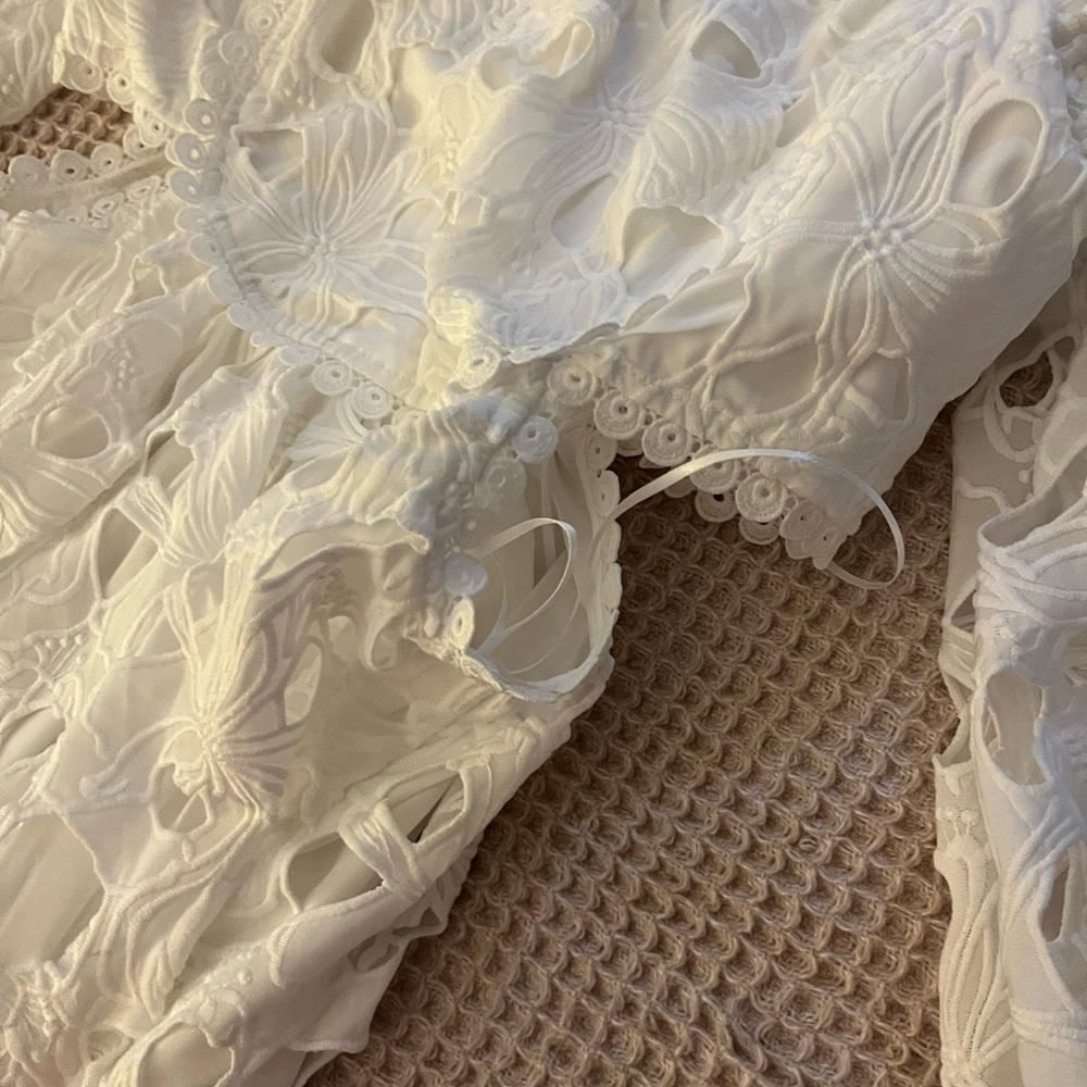 Spring in Full Swing Dress White - Picture 4 of 6